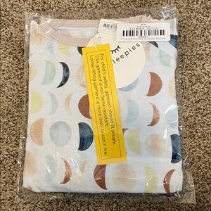 Little Sleepies Luna Neutral crescent zippy